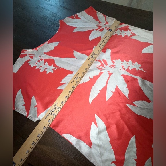 bryn Walker Kaftan coral and Cream Floral Midi oversized Dress - Picture 7 of 10